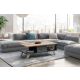 HANAH HOME Klub sto Sumer 02030, braon/crna - 566BMS2502