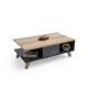 HANAH HOME Klub sto Sumer 02030, braon/crna - 566BMS2502