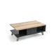 HANAH HOME Klub sto Sumer 02030, braon/crna - 566BMS2502