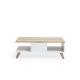 HANAH HOME Klub sto Sumer 02030, braon/bela - 566BMS2503