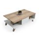 HANAH HOME Klub sto Sumer 02030, braon/bela - 566BMS2503