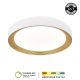 FORMA LED plafonjera LP-405-28R WH+SG, bela/zlatna - EP2935611