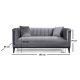ATELIER DEL SOFA Sofa dvosed Trendy, tamnosiva - 569HLN1110