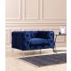 ATELIER DEL SOFA Fotelja Como, tamnoplava - 569HLN1127