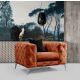 ATELIER DEL SOFA Fotelja Como, narandžasta - 569HLN1130