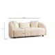 ATELIER DEL SOFA Dvosed Venedik, krem - 569HLN1137