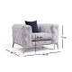 ATELIER DEL SOFA Fotelja Como, svetlosiva - 569HLN1502