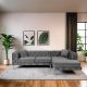 ATELIER DEL SOFA Ugaona garnitura Como Eco, desna, antracit - 569HLN1801