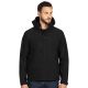 Muška softshell jakna PROTECT – 8.000 mm, kapuljača u kragni, OEKO-TEX, crna – veličina L - EP3259241
