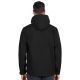 Muška softshell jakna PROTECT – 8.000 mm, kapuljača u kragni, OEKO-TEX, crna – veličina M - EP3259238