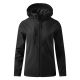 Ženska softshell jakna PROTECT – 8.000 mm, strukirani kroj, podesiva kapuljača, crna – veličina L - EP3259259
