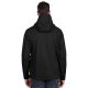 Softshell jakna BLACK PEAK – 8.000 mm, raglan rukavi, vodootporni rajsferšlusi, crna – veličina XXL - EP3259313