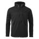 Softshell jakna BLACK PEAK – 8.000 mm, raglan rukavi, vodootporni rajsferšlusi, crna – veličina 3XL - EP3259316