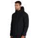 Softshell jakna TROOPER – skidiva štepana kapuljača, 8.000 mm, 6 džepova, crna – veličina S - EP3259319