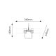 Rabalux Kupatilska rasveta Betty LED 2x 4W hrom (5714) - 5714