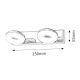 Rabalux Kupatilska rasveta Beata LED 2x 5W hrom (5717) - 5717