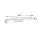 Rabalux Kupatilska rasveta John LED 12W mat crno (5732) - 5732