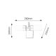 Rabalux Kupatilska rasveta Betty LED 2x 4W bronzana (5746) - 5746