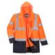 PORTWEST Jakna visoke vidljivosti S766 Essential 5u1 Hi-Vis, narandžasta/plava - 57484