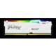 KINGSTON DDR5 32GB (2x16GB) 5600MHz CL40 DIMM [FURY Beast] White RGB XMP - EP1696964