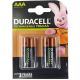 DURACELL Punjiva baterija AAA 750mAh R3 MN2400, NiMH, 4 kom (cena po komadu) - 45522