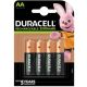 DURACELL Punjiva baterija AA 2500mAh R6 MN1500, NiMH, 4 kom (cena po komadu) - 45521