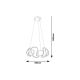 RABALUX Visilica Palmira LED 38W - 5770