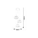 RABALUX Visilica Palmira LED 50W - 5771