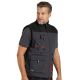 Radni prsluk HAMMER – 270 g/m², ojačanja 600D, 6 prednjih džepova, tamnosivi – veličina XL - EP3258682