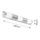 Rabalux Zidna lampa Periodic E14 3x MAX 40W hrom (5809) - 5809