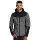 Softshell jakna PANTHER GREY sa kapuljačom, crna – veličina L - EP3258478