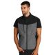Softshell prsluk PANTHER GREY – membrana 5.000 mm, polar postava, YKK, crni – veličina M - EP3258457