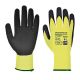 PORTWEST Rukavice Vis-Tex PU A625, žuta/crna - 58239-1