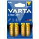 VARTA Baterija alkalna AA 1.5V LR6 MN1500 Longlife, 4 kom (cena po komadu) - 45716