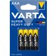 VARTA Baterija AAA 1.5V R03 Superlife, cink-karbon, 4 kom (cena po komadu) - 45719