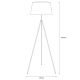 OPVIQ Podna lampa Tripod 4053, crna/braon - EP3008606
