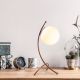 OPVIQ Stona lampa Yay 5013, braon/bela - EP3008660