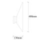 OPVIQ Zidna lampa Alkar 3141, zlatna - EP3008666