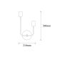 OPVIQ Zidna lampa Dolma 3081, crna/zlatna - EP3008678
