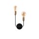 OPVIQ Zidna lampa Dolma 3081, crna/zlatna - EP3008678