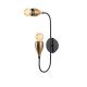 OPVIQ Zidna lampa Kadeh 3211, crna/zlatna - EP3008717