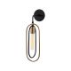 OPVIQ Zidna lampa Cerco 3151, crna/zlatna - EP3008738