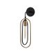 OPVIQ Zidna lampa Cerco 3151, crna/zlatna - EP3008738