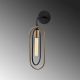 OPVIQ Zidna lampa Cerco 3151, crna/zlatna - EP3008738