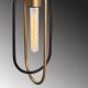 OPVIQ Zidna lampa Cerco 3151, crna/zlatna - EP3008738