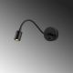 OPVIQ LED zidna lampa Reading 3241, crna - EP3008744