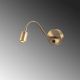 OPVIQ LED zidna lampa Reading 3242, zlatna - EP3008747