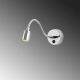 OPVIQ LED zidna lampa Reading 3243, srebrna - EP3008750