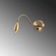 OPVIQ LED zidna lampa Reading 3252, zlatna - EP3008762