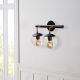 OPVIQ Zidna lampa Gondol 3012, crna/providna - EP3008765